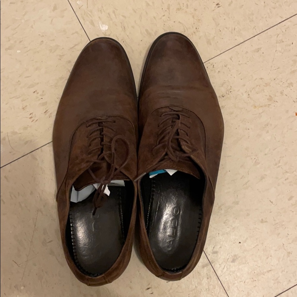 Aldo Dark Brown Oxfords